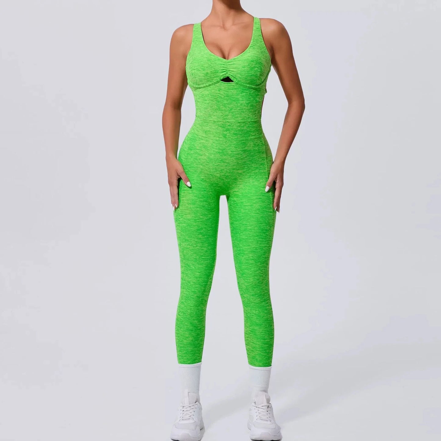 DEKM Women's Sporty Black Jumpsuit Set