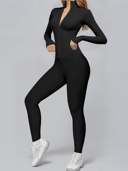 DEKM Premium Ribbed Activewear Set