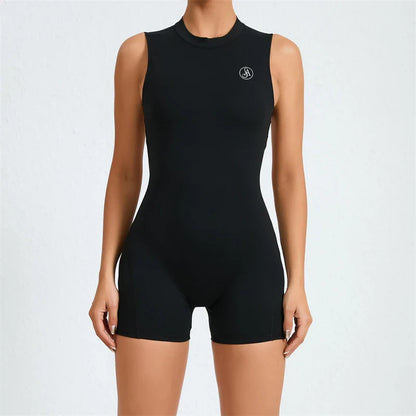 DEKM Allure Women's Backless Sport Jumpsuit Playsuit