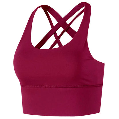 DEKM High Impact Women's Sports Bra with Back Closure