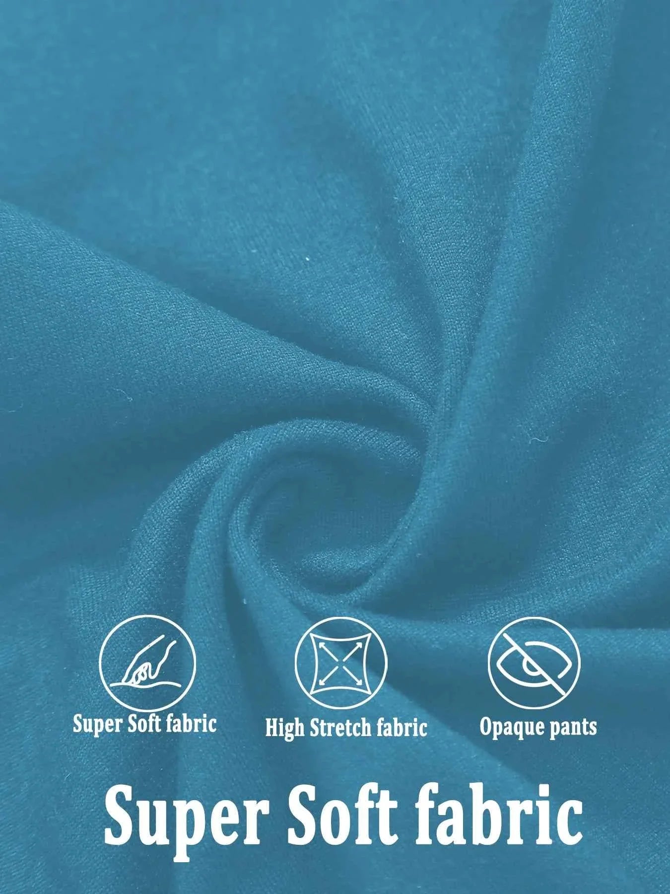 DEKM High Waisted Capri Yoga Pants - Tummy Control