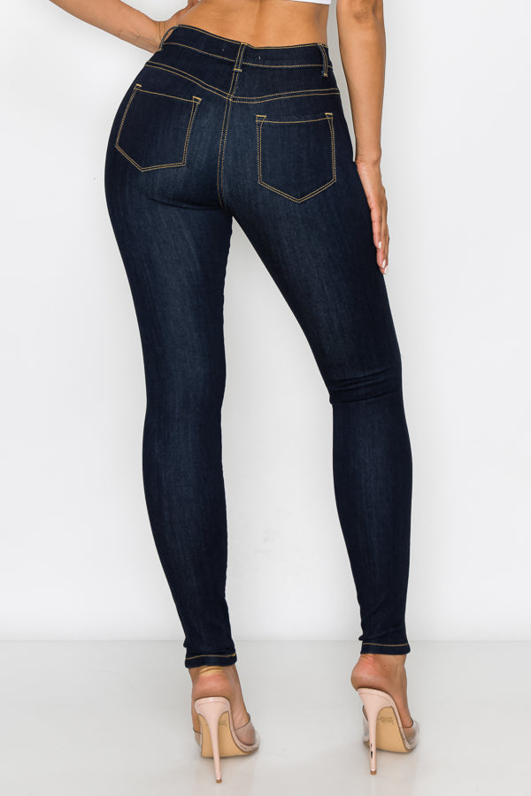 Audrey - Classic High Rise Super Dark Skinny