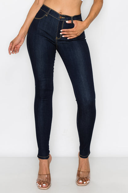 Audrey - Classic High Rise Super Dark Skinny