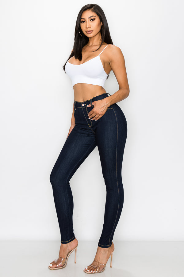 Audrey - Classic High Rise Super Dark Skinny